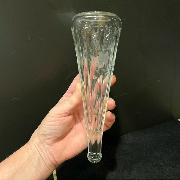 Vintage Automobile Limousine Glass Bud Vases Set of 2 - Picture 15 of 15
